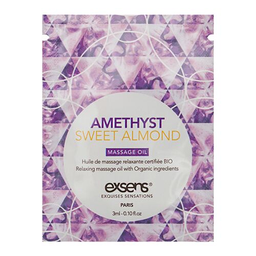Λάδι Μασάζ Exsens Amethyst 3 ml με αμυγδαλέλαιο