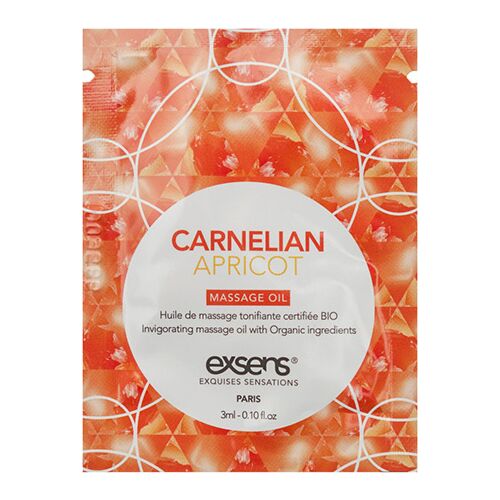 Λάδι Μασάζ Exsens Carnelian Apricot 3 ml - Θρεπτικό και Μη Λιπαρό
