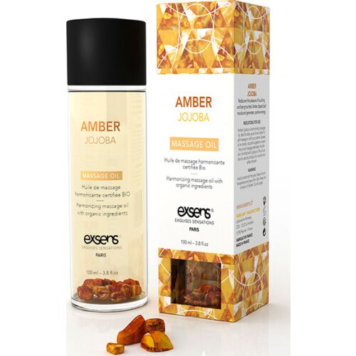 Λάδι Μασάζ Exsens Stons Amber Jojoba με κεχριμπάρι