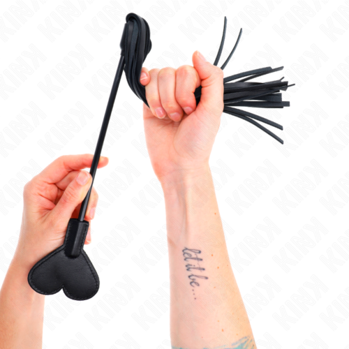 Μαστίγιο KINK IMPACT & TOUCH 35 CM με Καρδιά