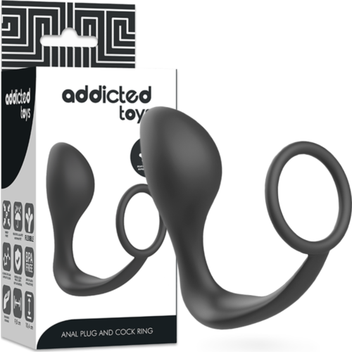 Πρόσδεση ADDICTED TOYS με Δαχτυλίδι Σιλικόνης
