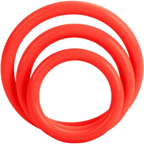 Δαχτυλίδια CALEXOTICS Σετ Τριών Δαχτυλιδιών για Σταθερές Στυτικές