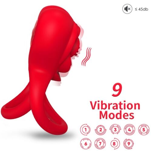Δαχτυλίδι Δόνησης ARMONY - RING VIBRATOR HEART RED