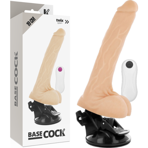 Δονητής BASECOCK 19 cm με τηλεχειριστήριο