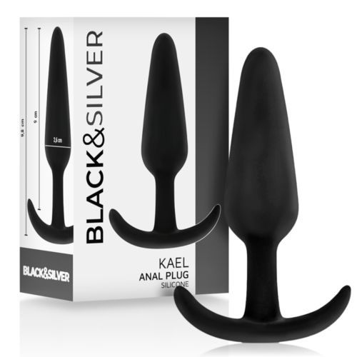 Προσθήκη Πρωκτού BLACK&SILVER KAEL με Μεσαία Λαβή