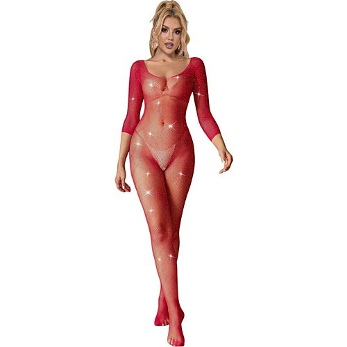 Bodystocking SUBBLIME 952419 με διαφάνεια και διαμάντια