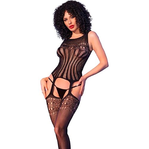 Bodystocking Chilirose CR 4855 με ενσωματωμένες κάλτσες