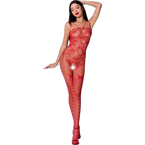 Bodystocking Passion Woman BS076 με κομψές διαφάνειες