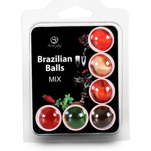 Λιπαντικό SECRETPLAY 6 Hot Balls με άρωμα φρούτων