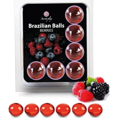 Λιπαντικό SECRETPLAY Brazilian Balls με άρωμα φρούτων του δάσους