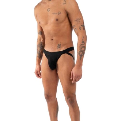 JOCKSTRAP BURN 011 DOUBLE BLACK