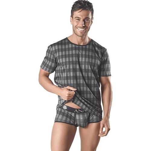 Camiseta ΑΝΑΙΣ ΜΕΝ AEGIS με σχέδιο καρό