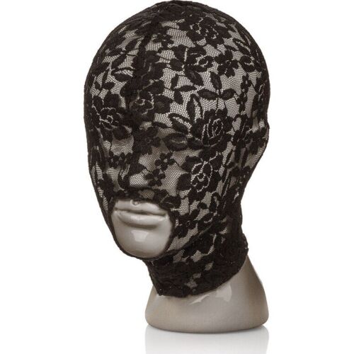 Μάσκα CALEXOTICS SCANDAL BLACK LACE με άνοιγμα στόματος