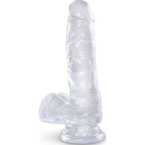 Ντίλντο King Cock Clear 13.5 cm με βεντούζα