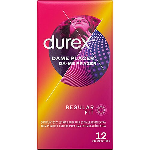 Προφυλακτικά Durex Dame Placer με εγκοπές και προεξοχές
