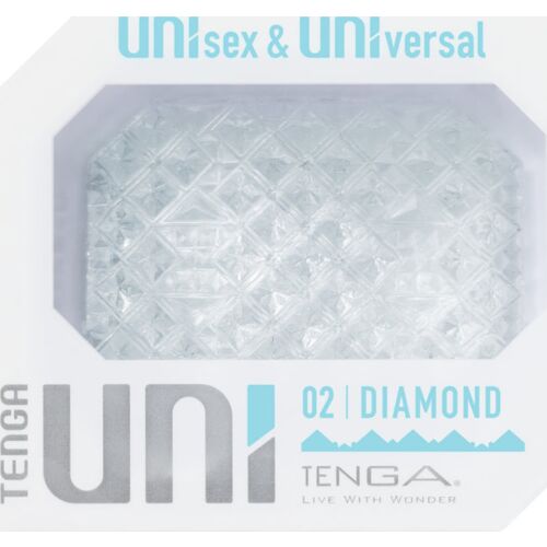 Αυνανιστήριο Tenga UNI Diamond με υφές πυραμίδας