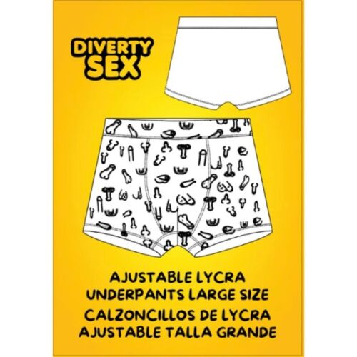 Εσώρουχα Boxer DIABLO PICANTE Large με σχέδιο πέους
