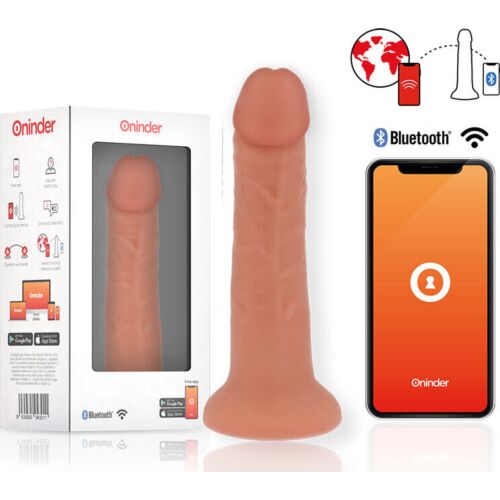 Δονητής ONINDER Bogotá 22 cm με εφαρμογή