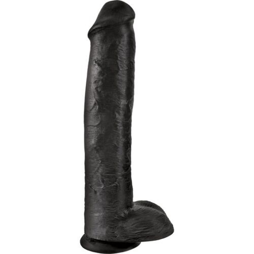 Ντίλντο KING COCK 38 CM με όρχεις