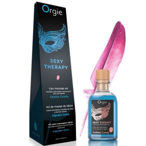 Λάδι Μασάζ Orgie Lips Massage Kit Γλυκό Καραμέλα