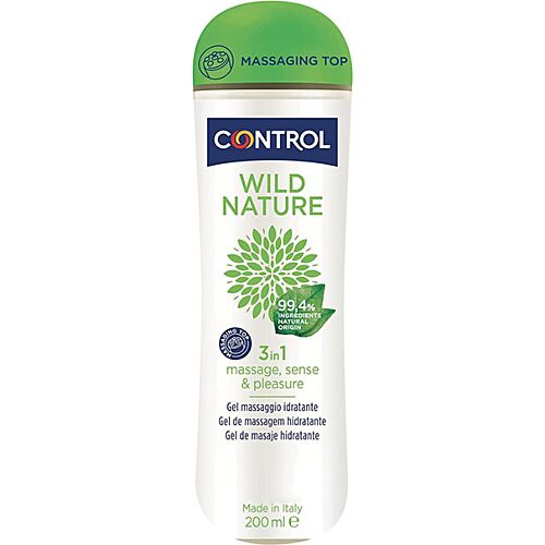 Λάδι Μασάζ Control Wild Nature 200ml Με Φυσικά Συστατικά