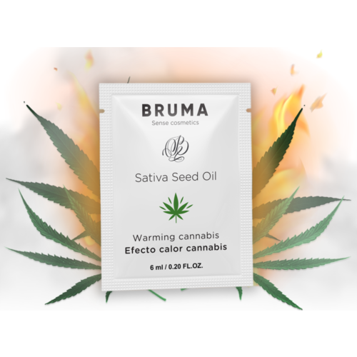 Λιπαντικό BRUMA 6 ML με Εφέ Θερμότητας και Γεύση Κάνναβης