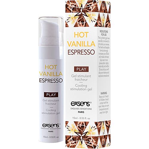 Γέλης Διεγέρτης Exsens Hot Vanilla Espresso 15ml