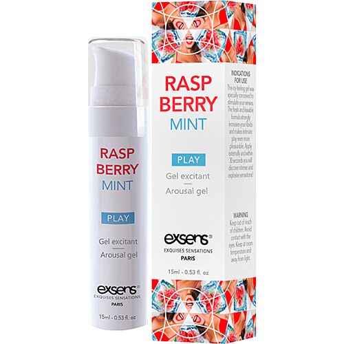 Διεγέρτης Exsens Raspberry Mint 15 ml με ψυχρό αποτέλεσμα