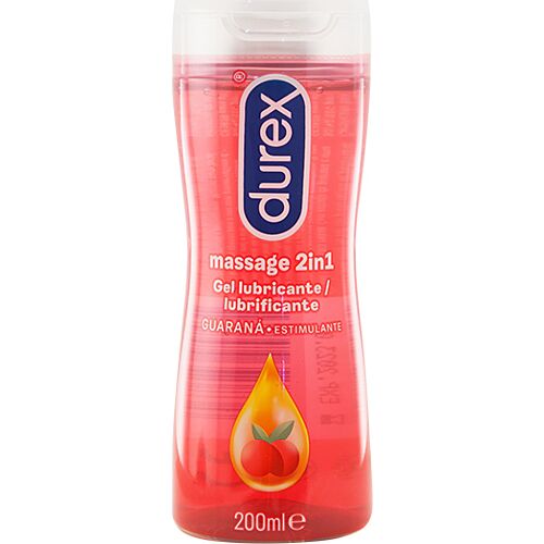 Λιπαντικό Durex Play Massage Guaraná 200ml με εκχύλισμα γκουαράνα
