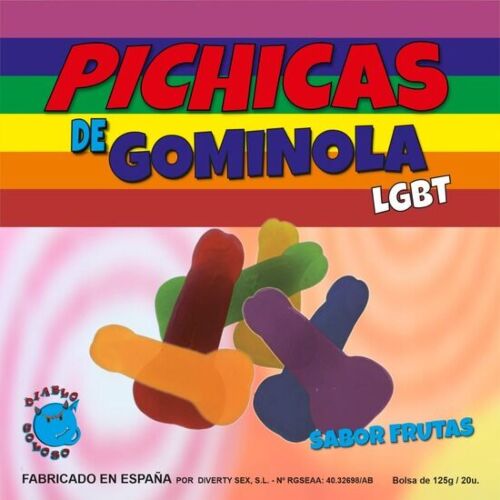 Γλυκά PRIDE Gummy Penis Φρούτα LGBT