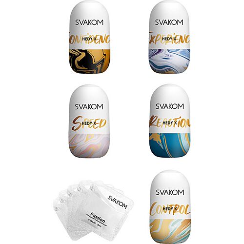 Αυγά Αυνανιστήρια SVAKOM Hedy X-5 με Μικτές Υφές