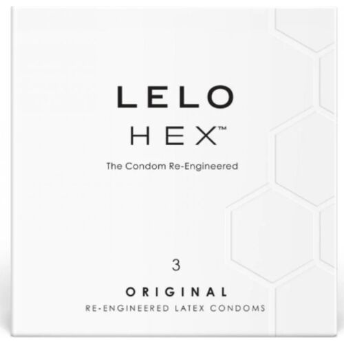 Προφυλακτικά LELO HEX με δομή εξαγωνικής μορφής