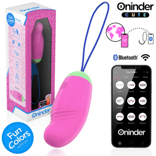 Δονητής ONINDER CUTE με εφαρμογή και κίνηση σε κύματα