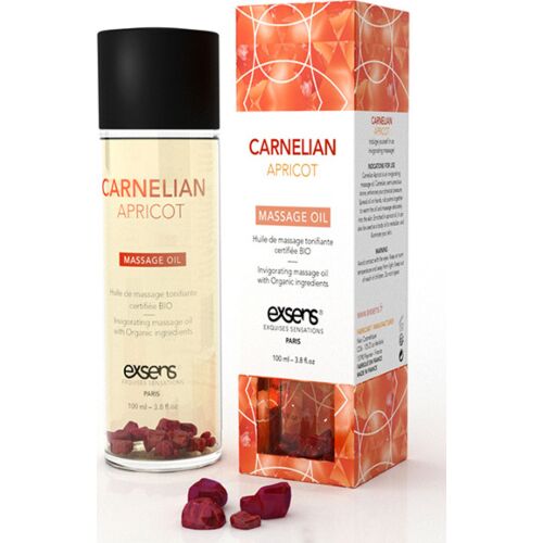 Λάδι Μασάζ Exsens Invigorating Carnelian Apricot 100 ml