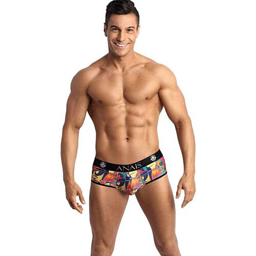 Jockstrap ANAIS MEN Comics Jock Bikini XL με ανοιχτό πίσω μέρος