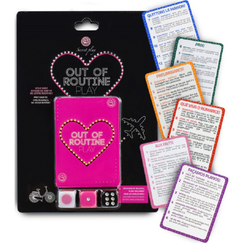 Ερωτικό παιχνίδι SECRETPLAY Out of Routine Play με 72 προκλήσεις