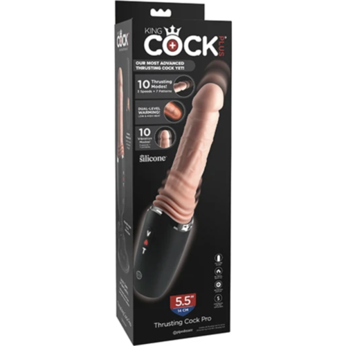 Ντίλντο KING COCK PLUS - THRUSTING COCK PRO 12,7 εκ.