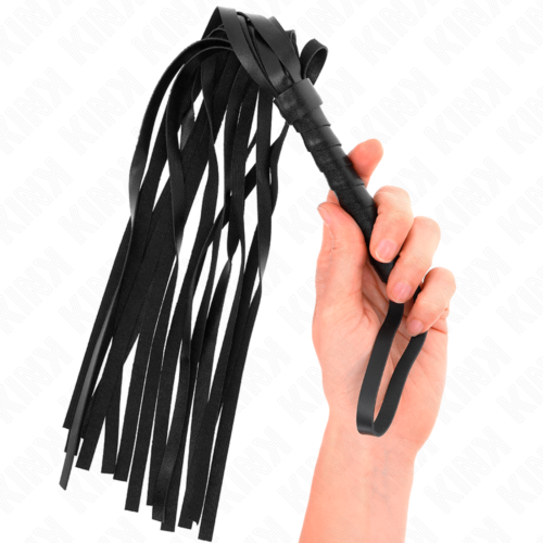 Λάστιχο BDSM KINK SIMPLE BLACK WHIP 45 CM
