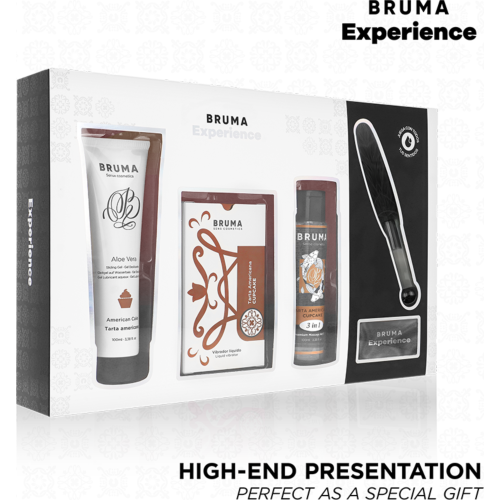 Σετ Μασάζ BRUMA XPERIENCE με δονητή και λιπαντικό