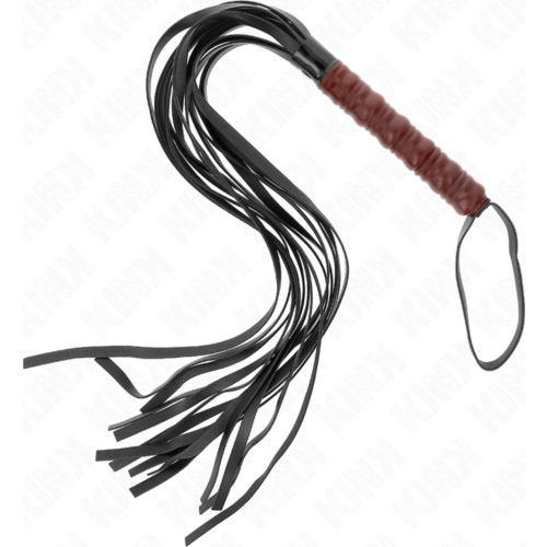 Μαστίγιο KINK MAHOGANY 53 CM με Δερμάτινη Κατασκευή