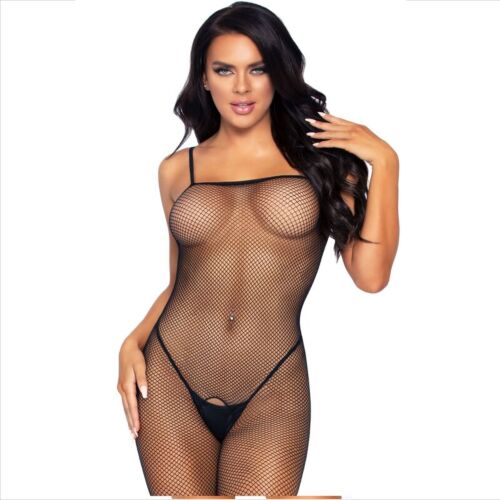 Bodystocking Leg Avenue με ανοιχτό καβάλο