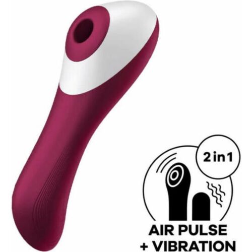 Δονητής SATISFYER DUAL CRUSH με τεχνολογία αέρινης πίεσης