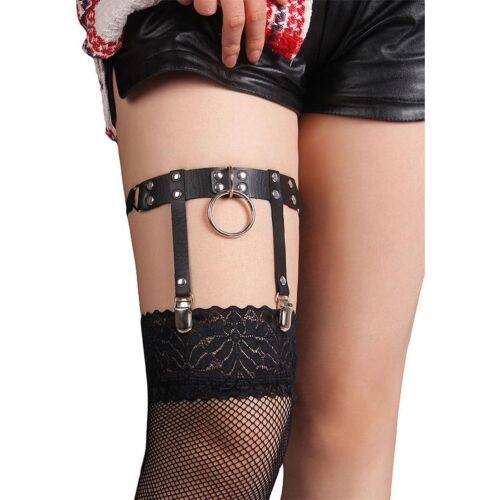 Πρόσδεση SUBBLIME FETISH 953744 ADJUSTABLE LEATHER PUNK