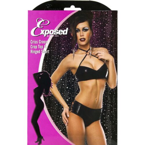 Σέτ Εσώρουχα Exposed Crop Top και Boy Short