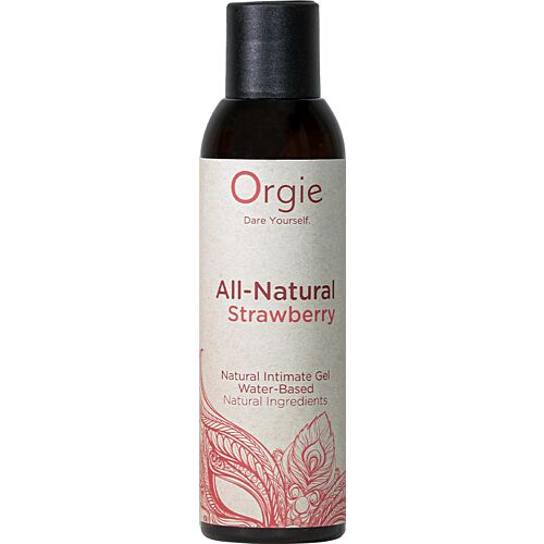 Λιπαντικό Orgie All-Natural Strawberry με γεύση φράουλα
