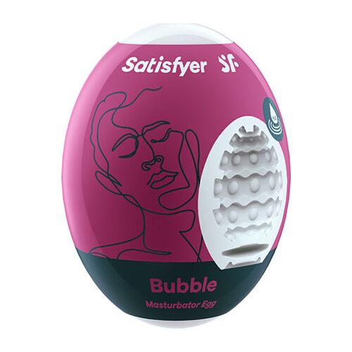 Αυνανιστήριο Satisfyer Egg Bubble με υφές