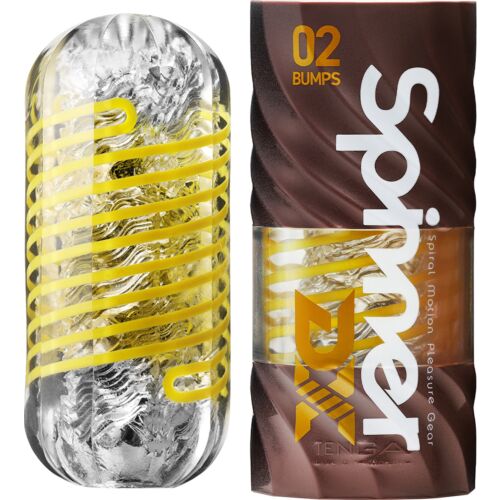 Αυνανιστήριο Tenga Spinner DX 02 Bumps με περιστροφική αίσθηση