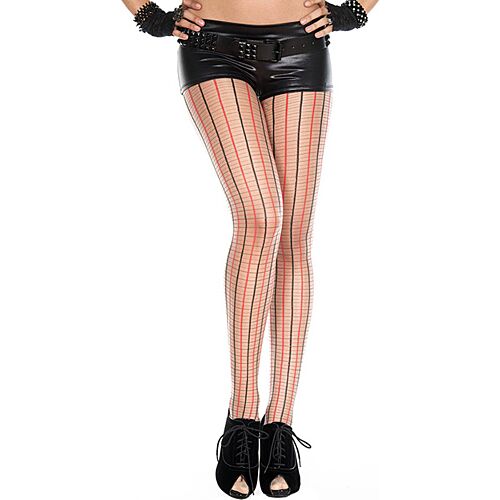 Medias Music Legs Σχέδιο Καρό για Εσώρουχα