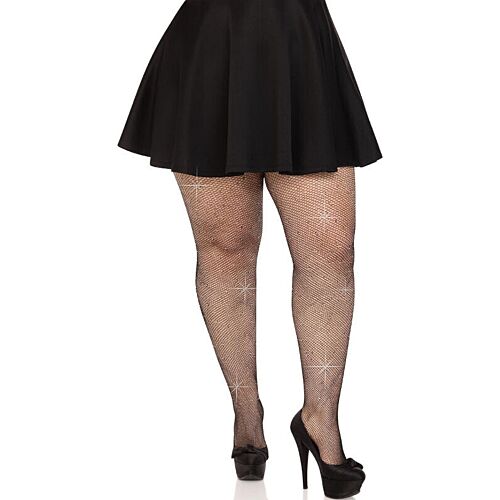 Καλσόν Leg Avenue Colby Rhinestone Plus Size