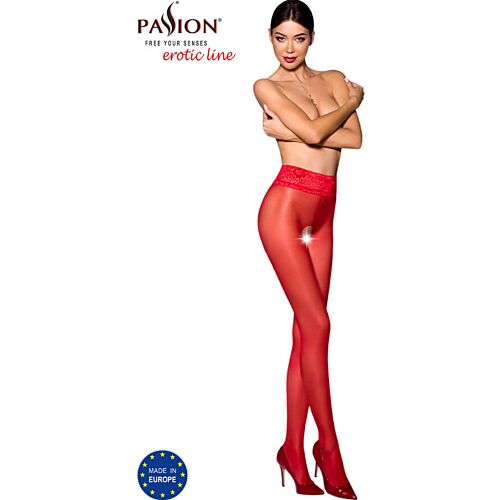 Κάλτσες Passion Woman Tiopen 008 με άνοιγμα